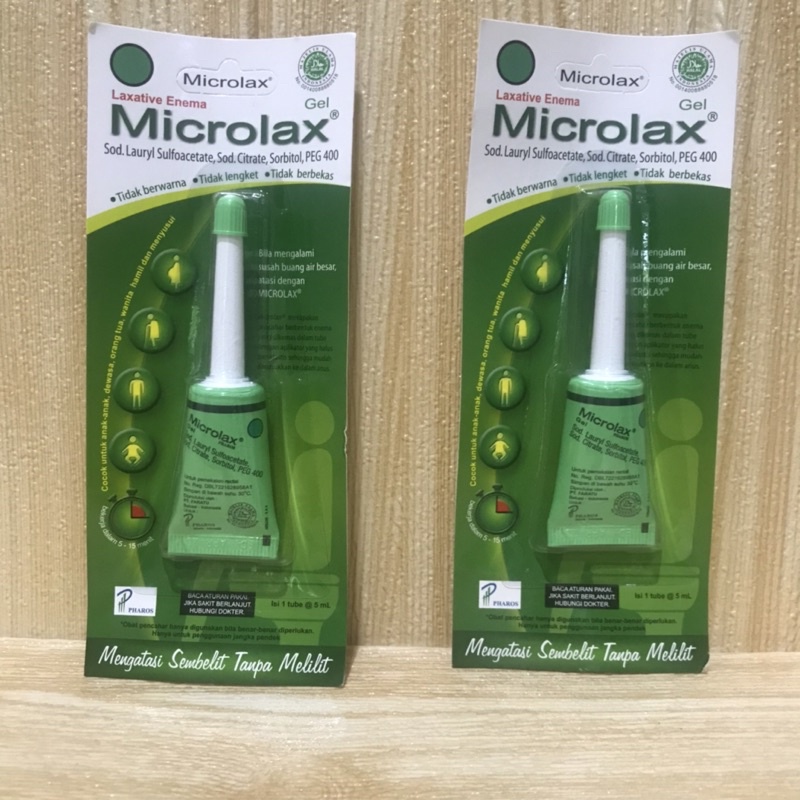 Microlax Gel 5ml | Sembelit | Susah BAB | Kostipasi | Pencahar