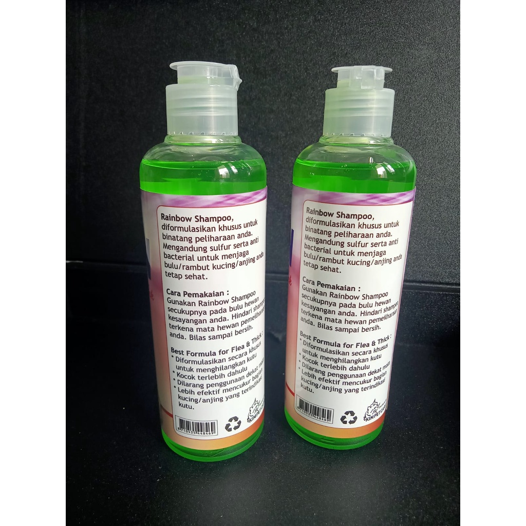 RAINBOW SHAMPO FOR  FLEA &amp; THICK 250 ml