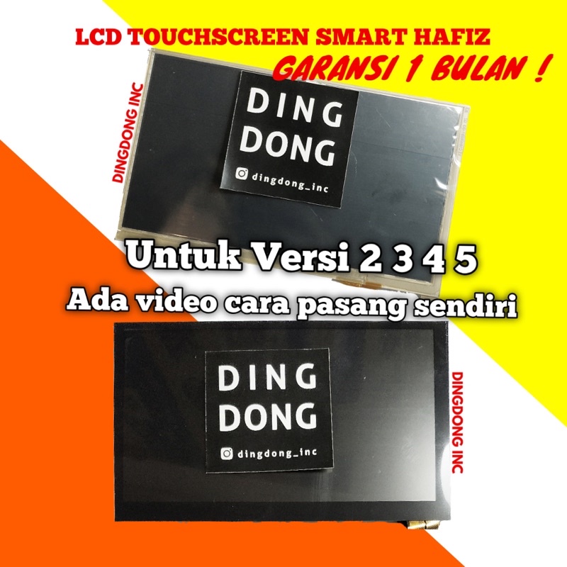 SMART HAFIZ LCD TOUCHSCREEN VERSI 2 3 4 5 6 LAYAR SENTUH BARU SMARTHAFIZ RESSA GARANSI