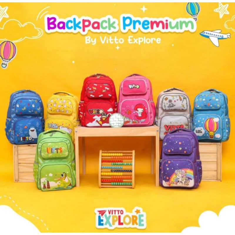 TAS SEKOLAH ANAK BY VITTO EXPLORE ORIGINAL