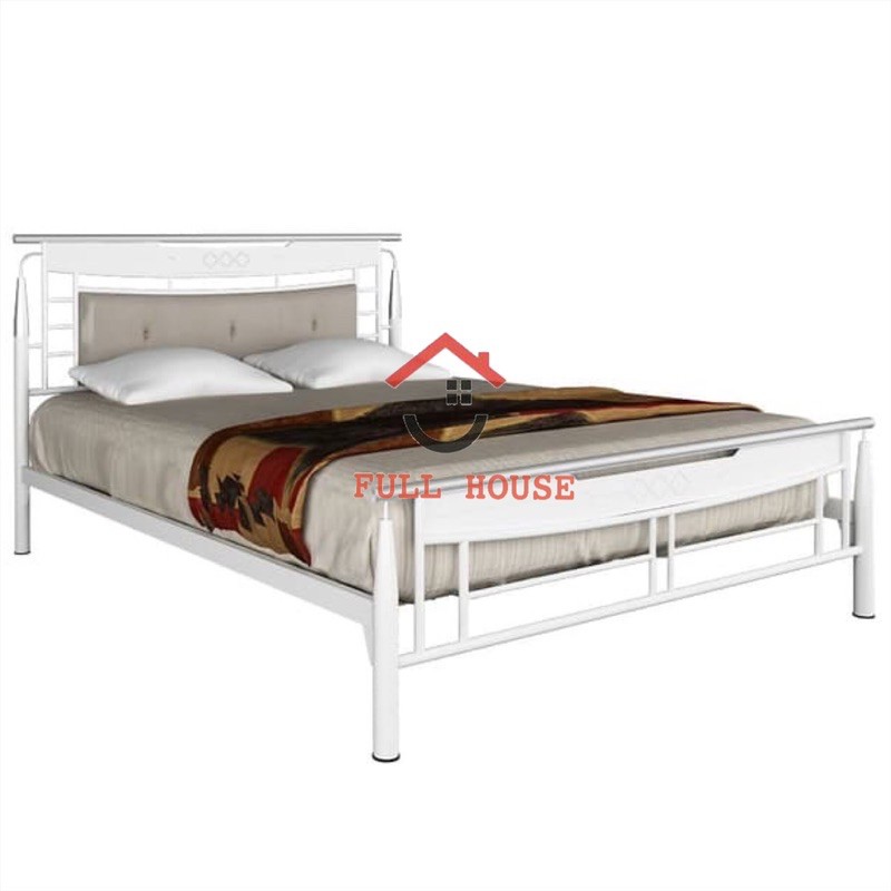 ranjang divan besi minimalis white top quality