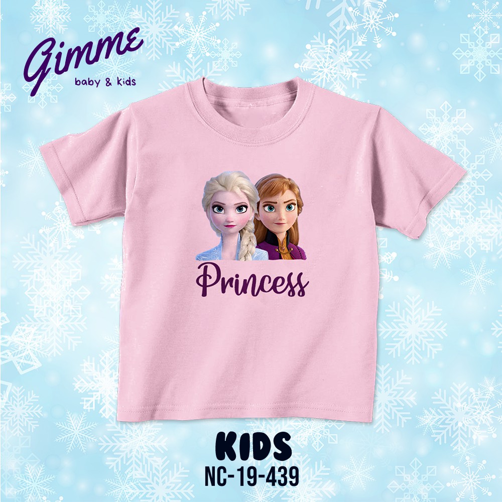  BISA CUSTOM NAMA  Baju  Kaos Frozen Anak  Untuk 2 8 Tahun 