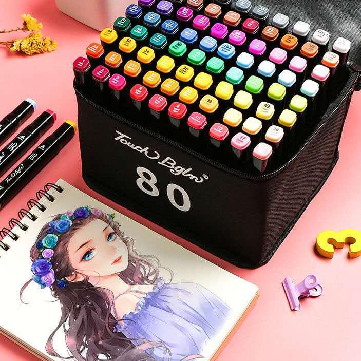 

ボ TouchFive 24/36/48/60/80 Warna Sketsa Spidol Umum General Marker Set Animation Markers HOT ITEM 89 ◈