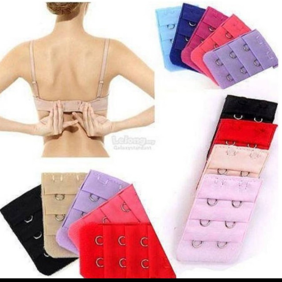 PENGAIT BRA Extension Penyambung tali BH 2 pengait Sambungan Bra Save