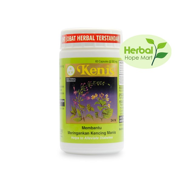 

Kenis - 60 Kapsul - Untuk Penderita Kencing Manis