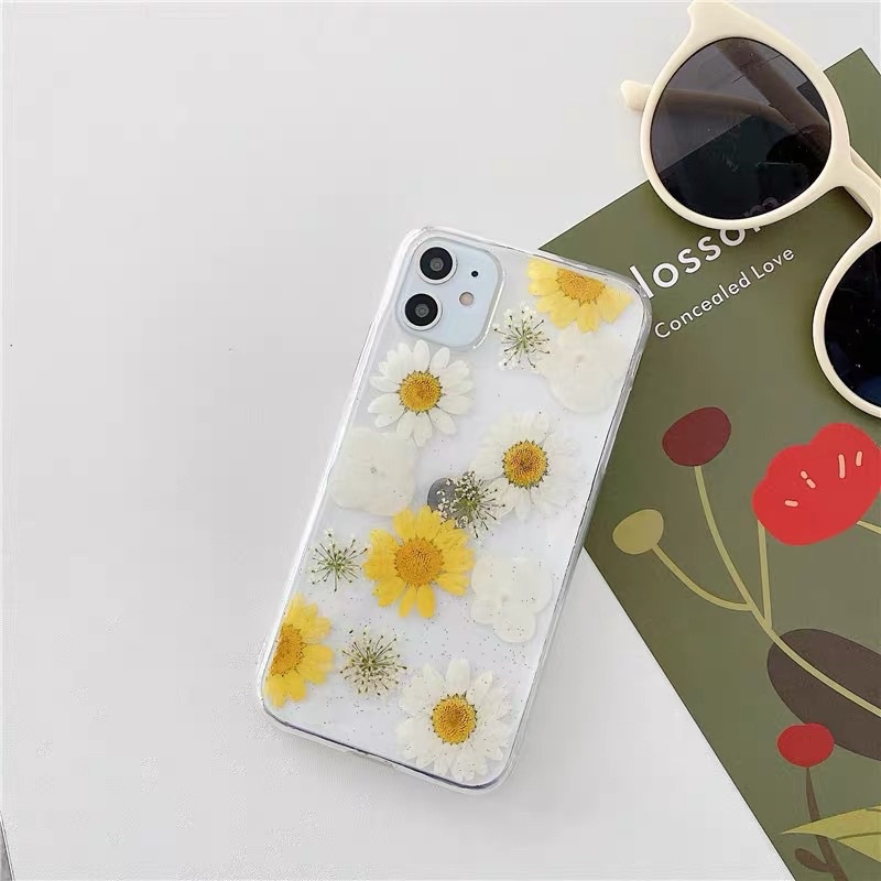 Dry Flower Case Vol 8 ALL PHONE TYPES! iPhone Oppo Vivo Xiaomi Samsung Huawei Realme Casing Bunga Kering V21 V20 V15 V19 V17 V11 Pro Y11 Y12 Y17 Y21 Y20 V23 Y50 Y30 Y1s