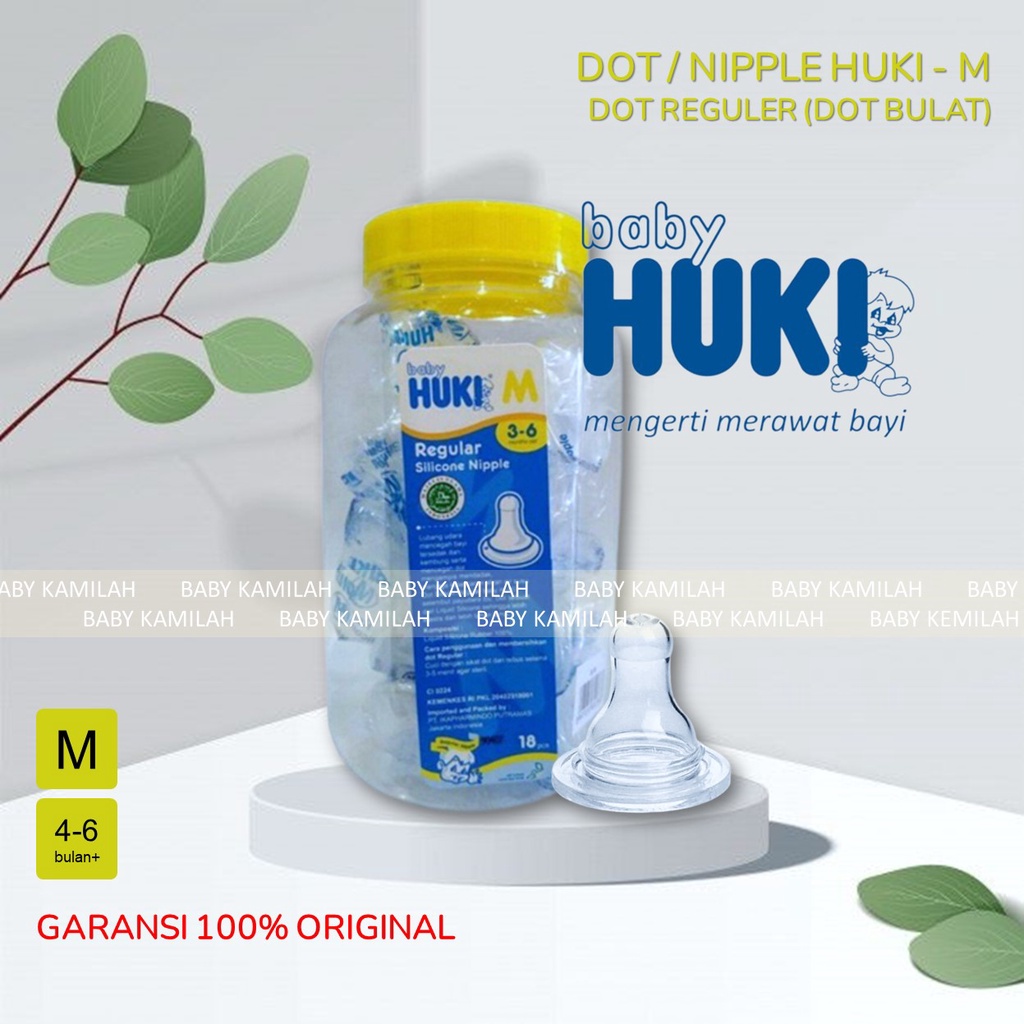 Dot Bayi HUKI Dot Bulat Natural Ukuran S M L isi 3pcs atau 18pcs 1 toples - Dot HUKI Bulat ukuran S M L isi 3pcs atau 1 toples isi 18pcs - Nipple Bayi HUKI Dot Bulat ukuran S M L isi 3pcs atau 18pcs 1 toples-M 3bln+