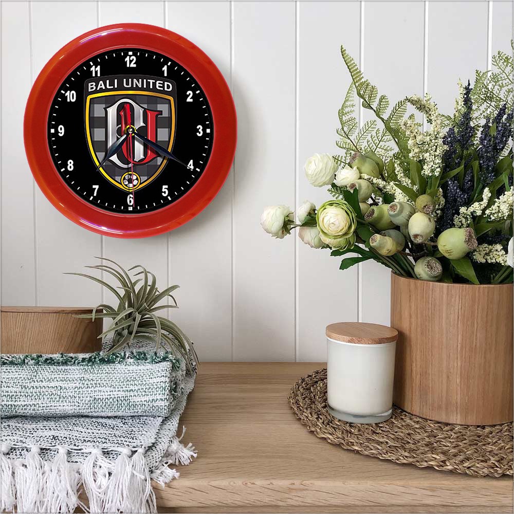 JAM DINDING BALI UNITED - BU   (DIAMETER 30CM)