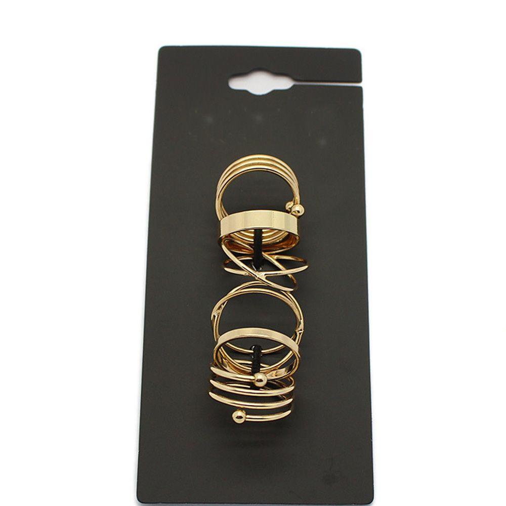 Needway Cincin Urban Silver Knuckle Amerika Serikat Meledak Bagian Kepribadian Wanita 6 Pcs/set