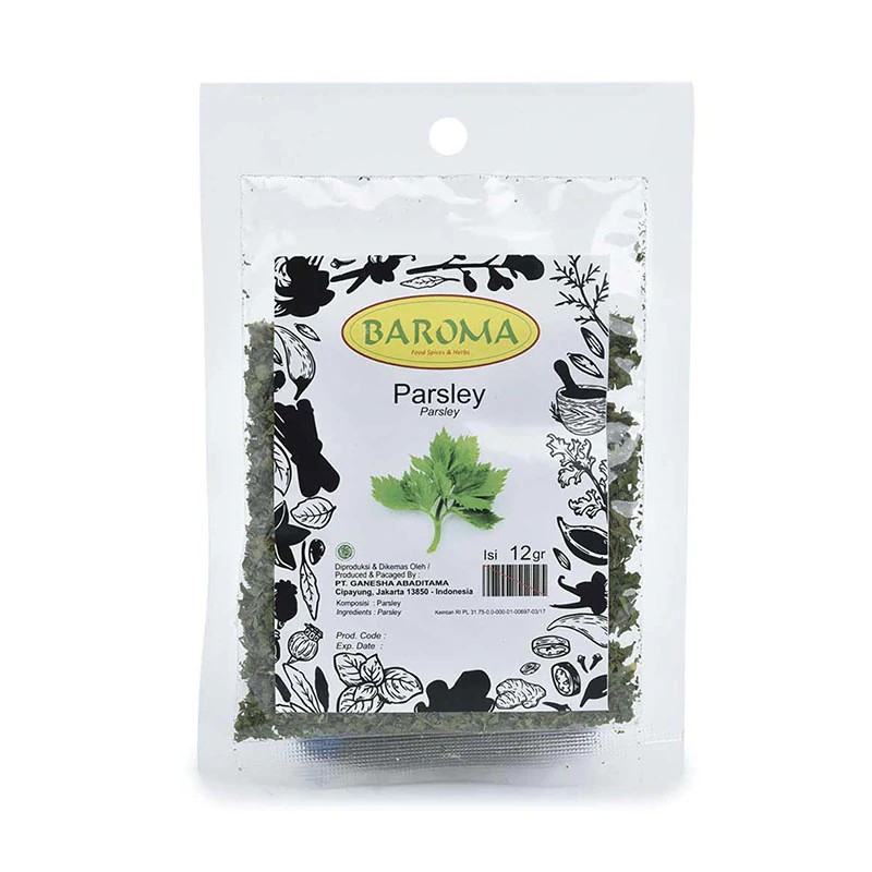 

Baroma Parsley Bumbu Masak [12 g] Refill