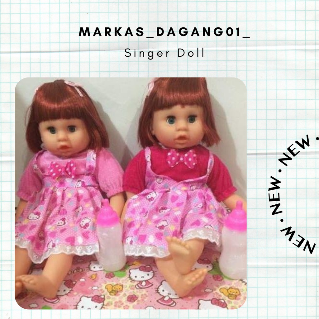 Paling Laris SINGER BABY BONEKA BISA NYANYI DAN NANGIS Yang Terbaik/Boneka Anak Karakter/Murah V5F6