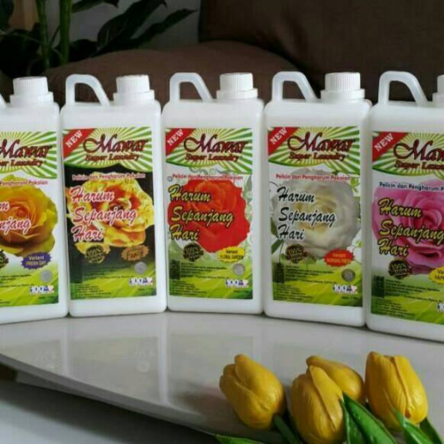 Pelicin dan pengharum pakaian ( MSL mawar super laundry )