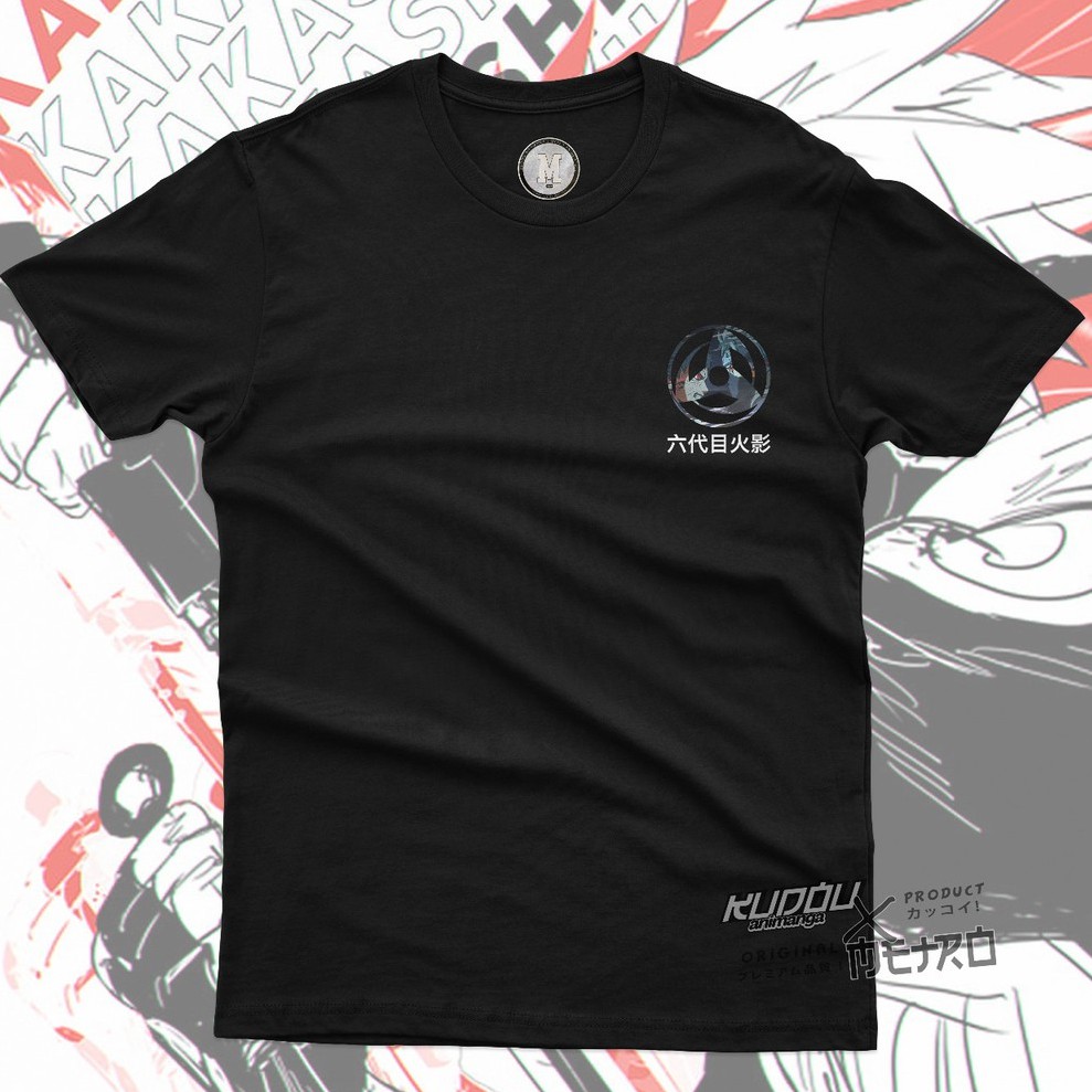 Kaos Rokudaime Kakashi Anime manga Naruto Premium Unisex