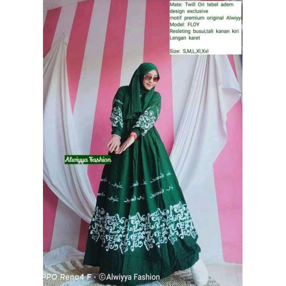 Gamis Twill Alwiyyah Fashion Alaydrus Jotol size Jumbo XXL