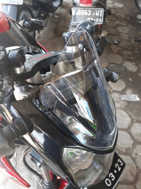 visor Vixion lama NVL vixion lightning bening