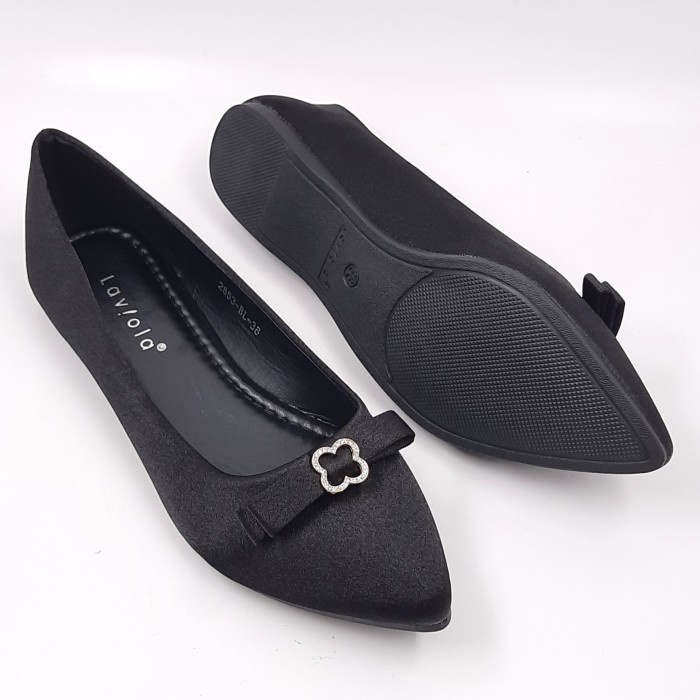 LAVIOLA SHOES - LAVIOLA FLAT SHOES - 2853 LSW - BLACK - BLACK, 38