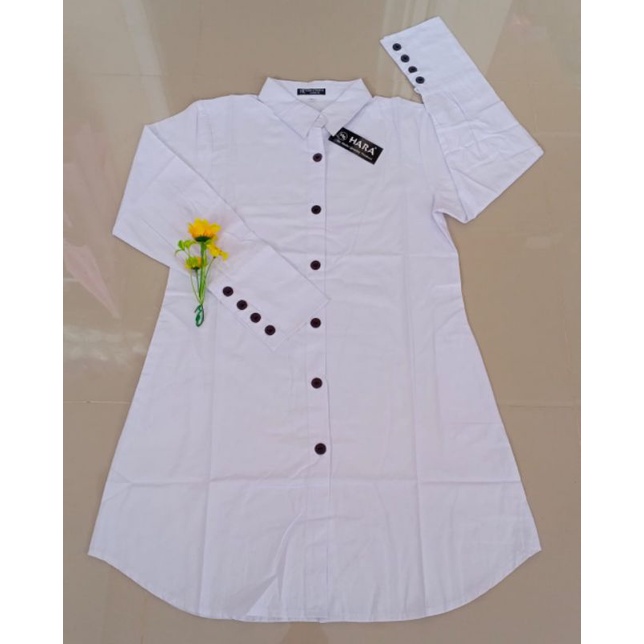 Tunik HARA Putih Oxford
