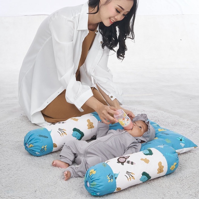 Morumotto Bantal Guling Set Balita Little Raccoon Series MMB3002