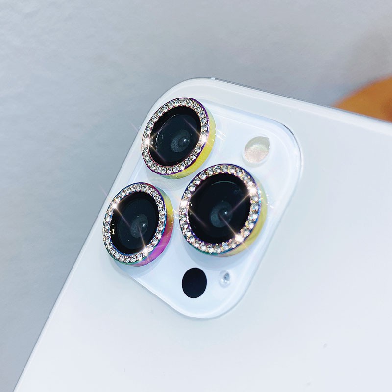 Pelindung Lensa Kamera Bahan Tempered Glass Untuk iPhone 13 Pro Max / 12 / 12 Pro / 11 Pro Max / 12 Pro Max / 13 / 12 Mini