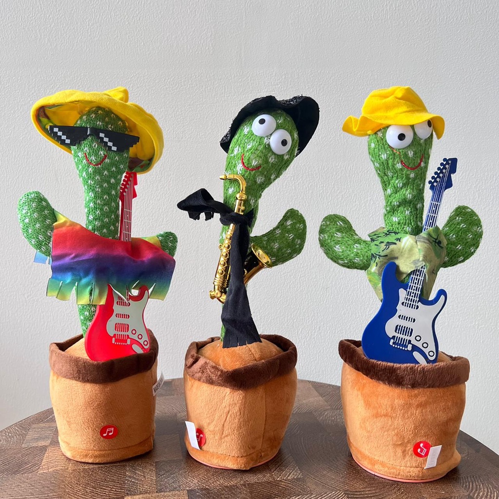 Boneka Kaktus Goyang - Boneka Kaktus bisa Goyang dan Bicara