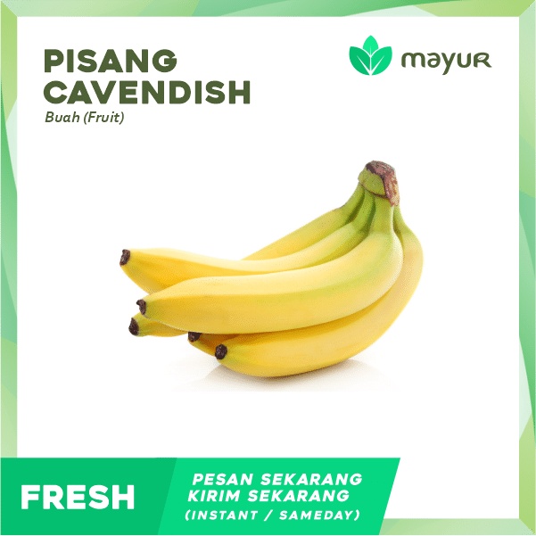 

Pisang (Banana) Cavendish (500 gr / 1 kg)