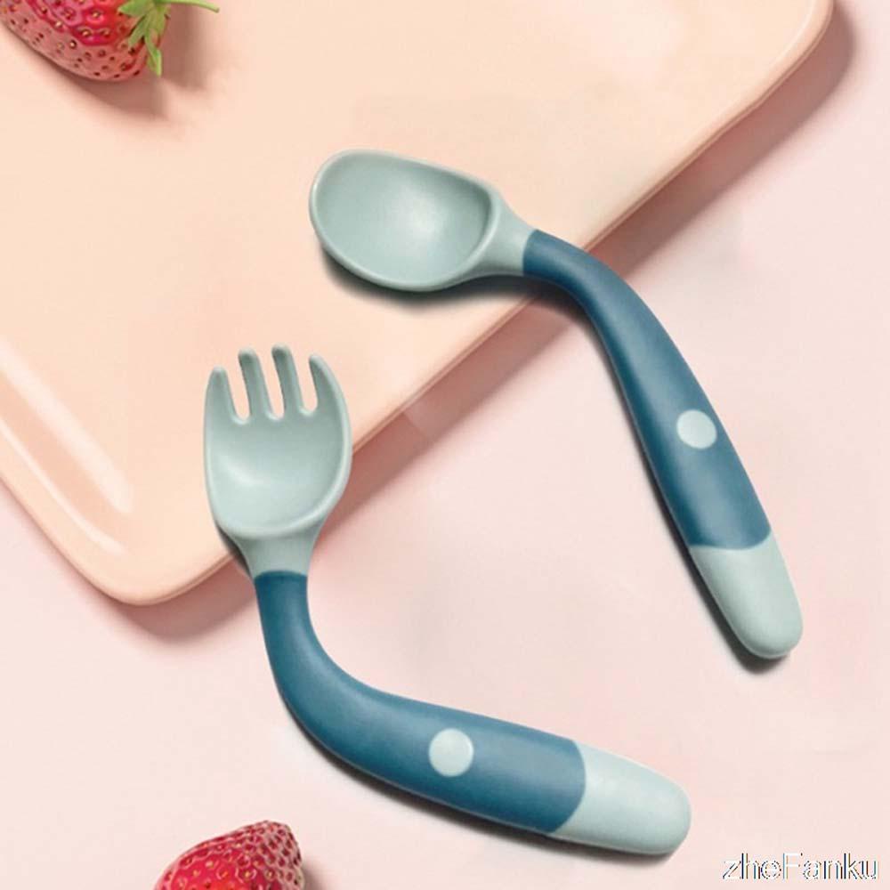 Needway Set Peralatan Makan Anak Alat Bantu Lembut Makanan Makan Training Balita Baby Utensils Set