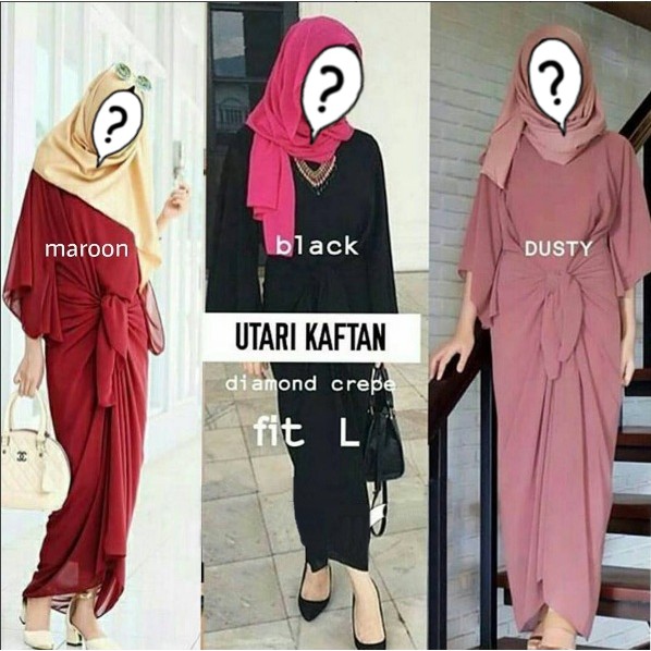 BAJU WANITA MURAH UTARI KAFTAN CREPE | PREMIUM KAFTAN | BAJU WANITA GROSIR TANAH ABANG