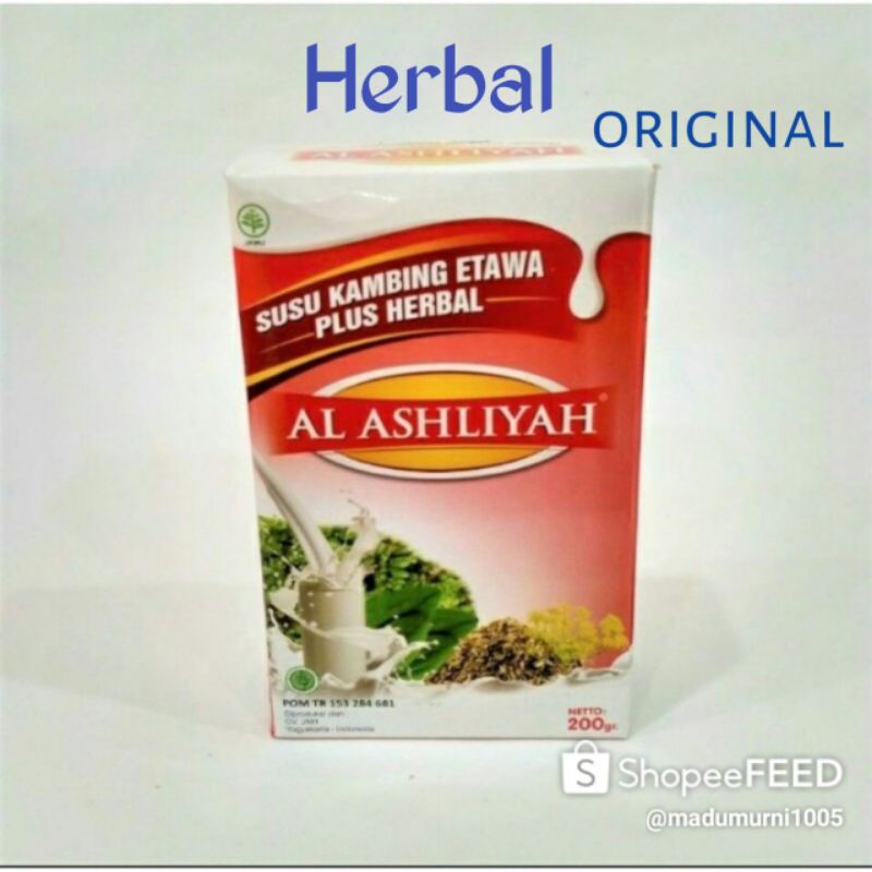 

Ashliyah susu etawa original dan coklat