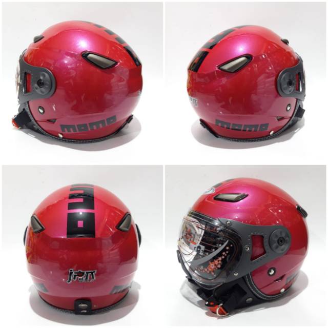 Helm bogo jpn retro momo pilot classic PING glossy