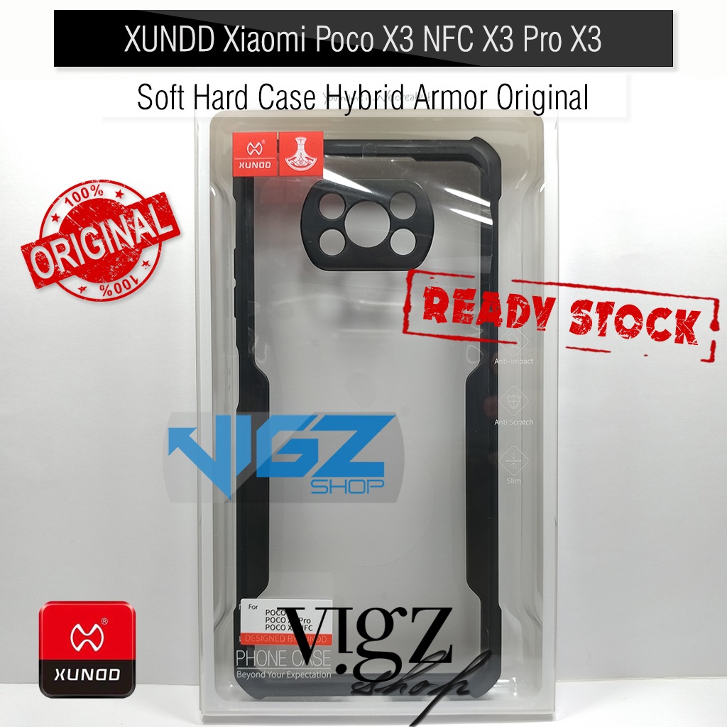 XUNDD Xiaomi Poco X3 NFC X3 Pro X3 Soft Hard Case Hybrid Armor Original