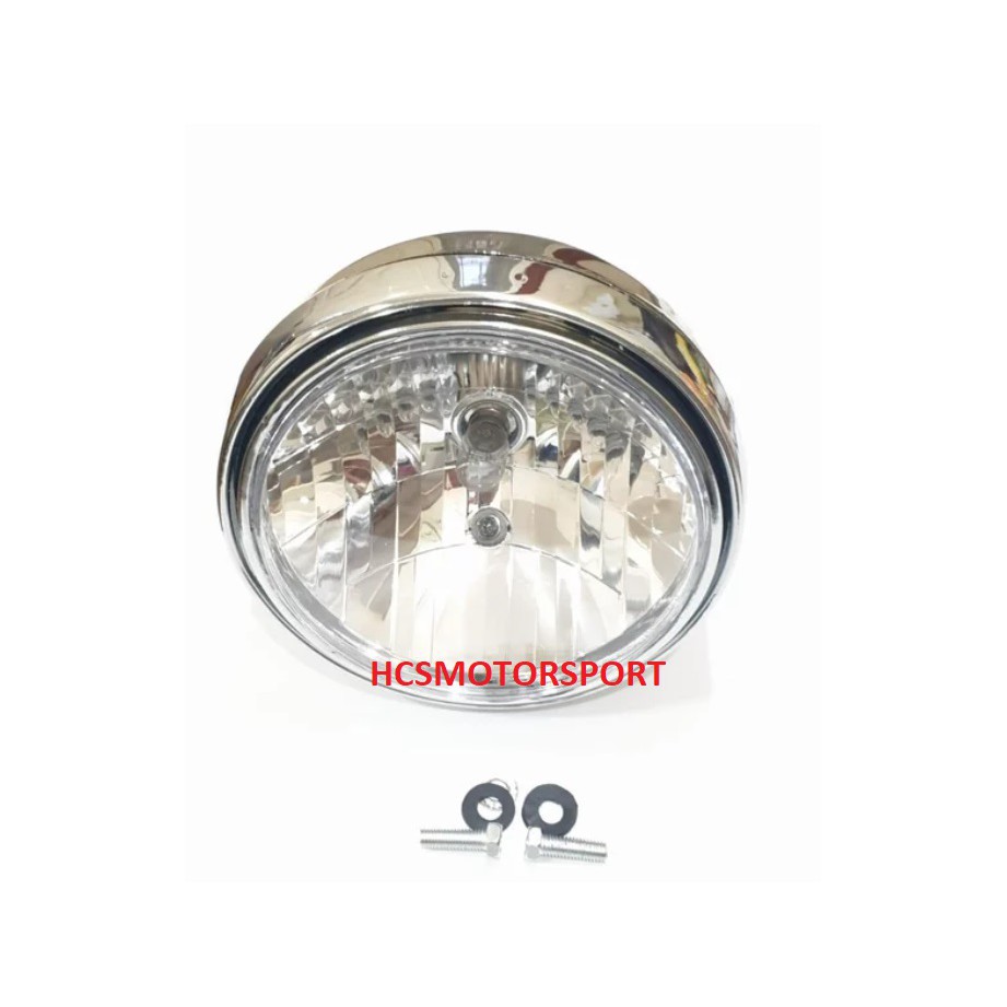 LAMPU DEPAN BULAT CHROME KAWASAKI NINJA SS KW SUPER