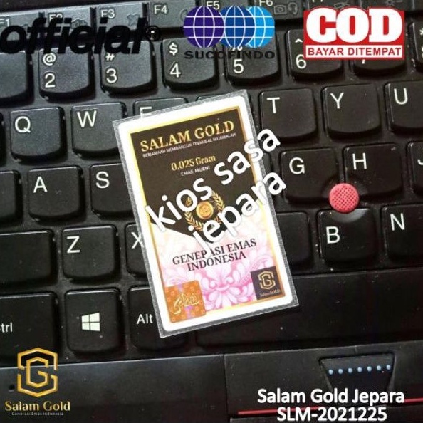 Salam gold Logam Mulia 0.025 gram