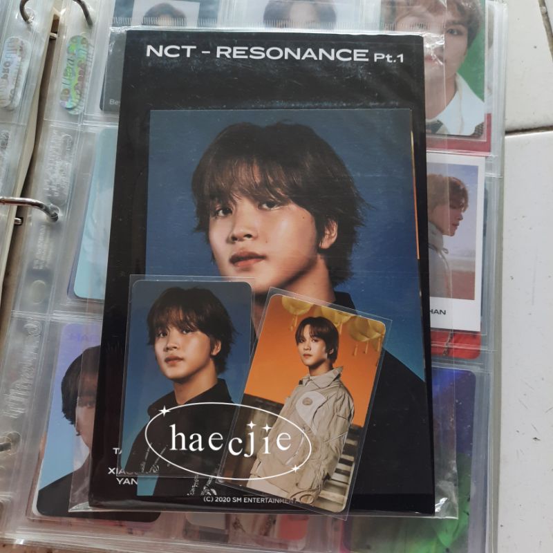 [FULLSET] Official Photocard NCT 2020 Haechan Photoframe Resonance pt.1 Merchandise MD photo frame p