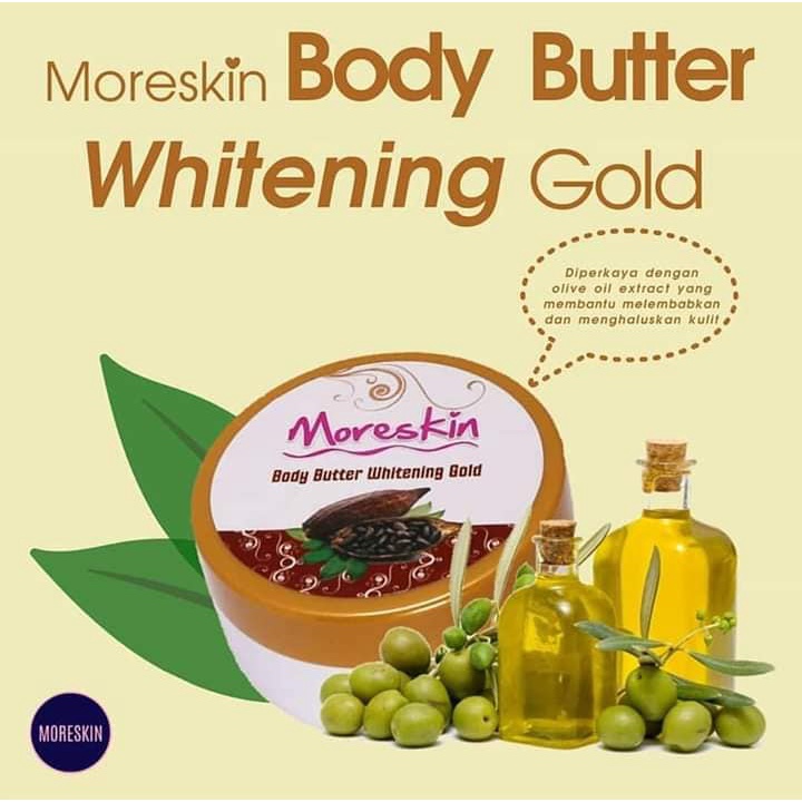 moreskin body butter nasa mencerahkan kulit lulur pemutih badan ampuh perontok daki lulur moreskin