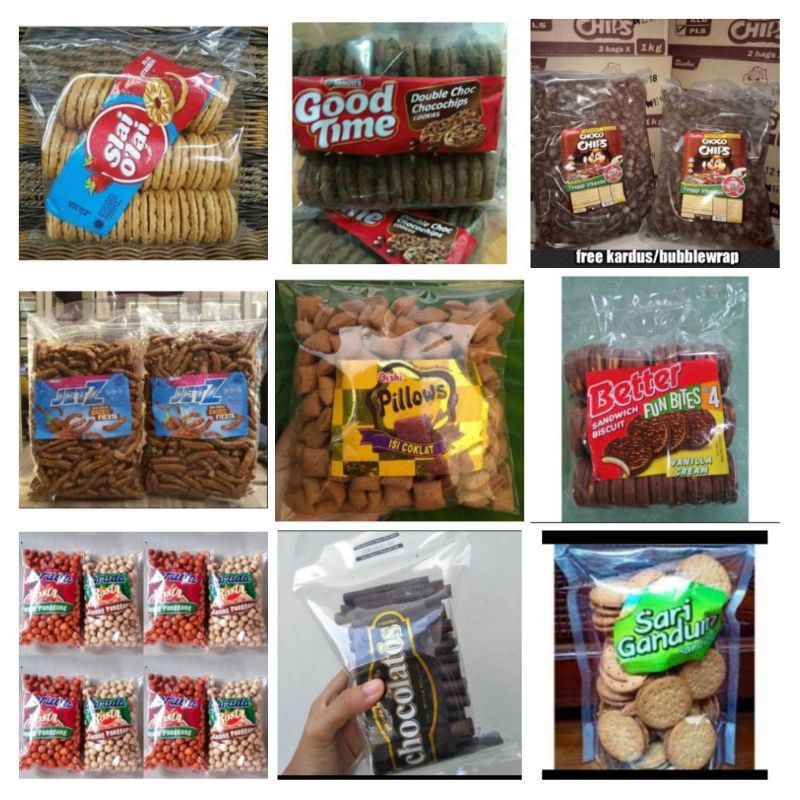 

snack serba 1 kilo snack kiloan chocolatos better pillows slai olai choco chips jet z good time kacang garuda rosta pedas dan original sari gandum lays citato lite chiki twist snack kiloan murah seba 250 gram good time jet z rosta slai olai chocolatos