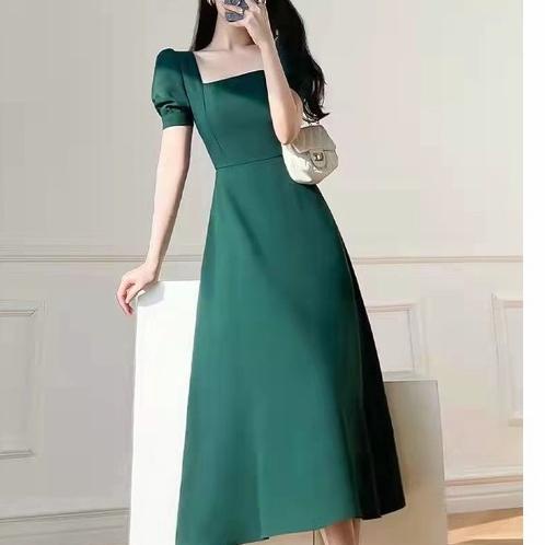 Sangat Nyaman.. COD Dress/Dress putih/dress putih korea/dress putih wanita/dress wanita/Dress hitam/