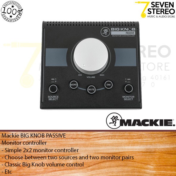 Mackie Big Knob Passive Studio Monitor Controller