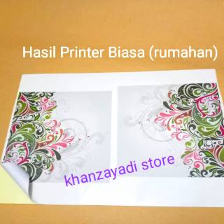  kertas  stiker  sticker chromo  isi 20 lembar putih glossy  