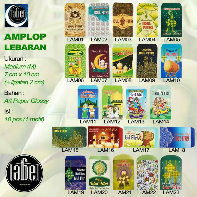 

AMPLOP LEBARAN - ANGPAO LEBARAN - AMPLOP - ANGPAO