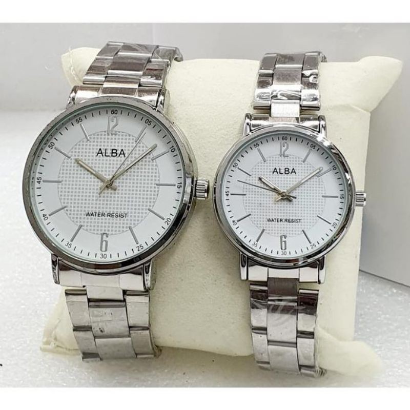 Jam tangan Alba rantai couple