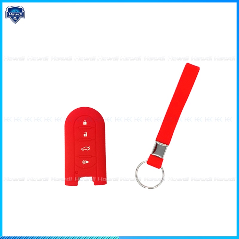 Cover Kunci Bahan Silikon Dengan Gantungan Kunci Untuk Perodua Bezza MYVI
