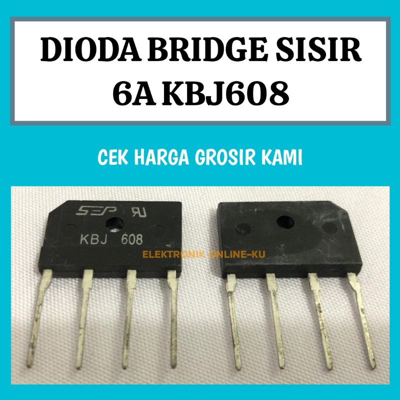 DIODA BRIDGE SISIR 6A KBJ608