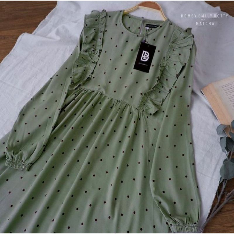 Emily Dotty Tinypolka Matcha Bellaluna / Homey Emily Dotty Matcha Bellaluna  / Emily Dotty Matcha