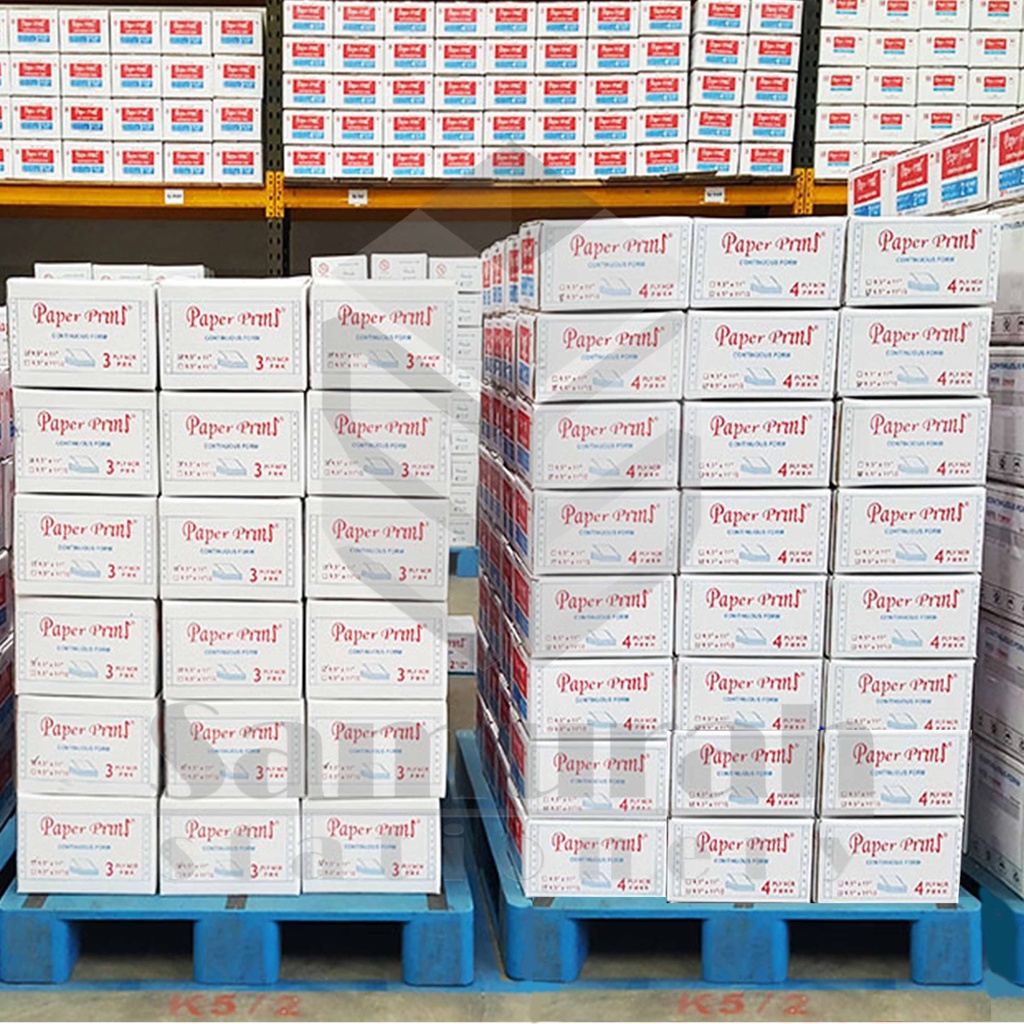 

HJK Kertas Continuous Form Paper Prins 9,5/2 x 11/2 ( Wartel ) K1 HVS DPH Bagi 4 / CF Paperprins