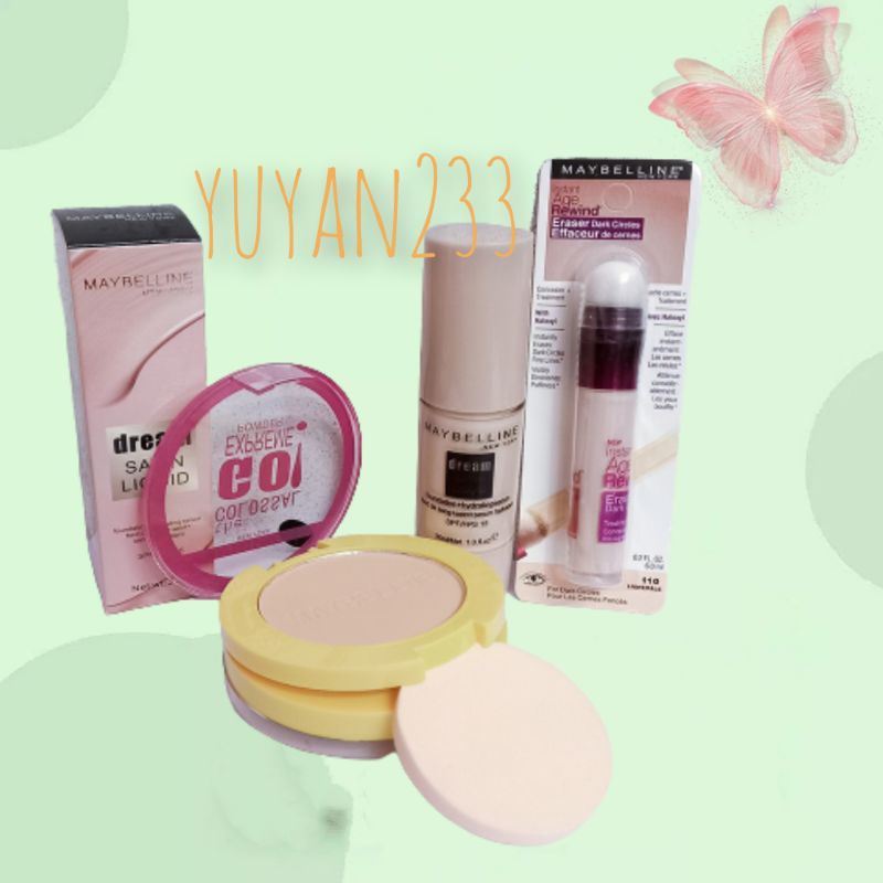 PROMO!!!PAKET MAYBELLINE 3 IN 1