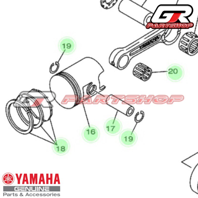 paket blok seher YP1 YP2 set f1zr original yamaha ori ygp fizr fiz f1z r boring piston assy boringan boring packing gasket