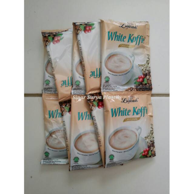 

Luwak White Coffee 1 Renceng Isi 10 Pcs | Kopi Luwak /renceng