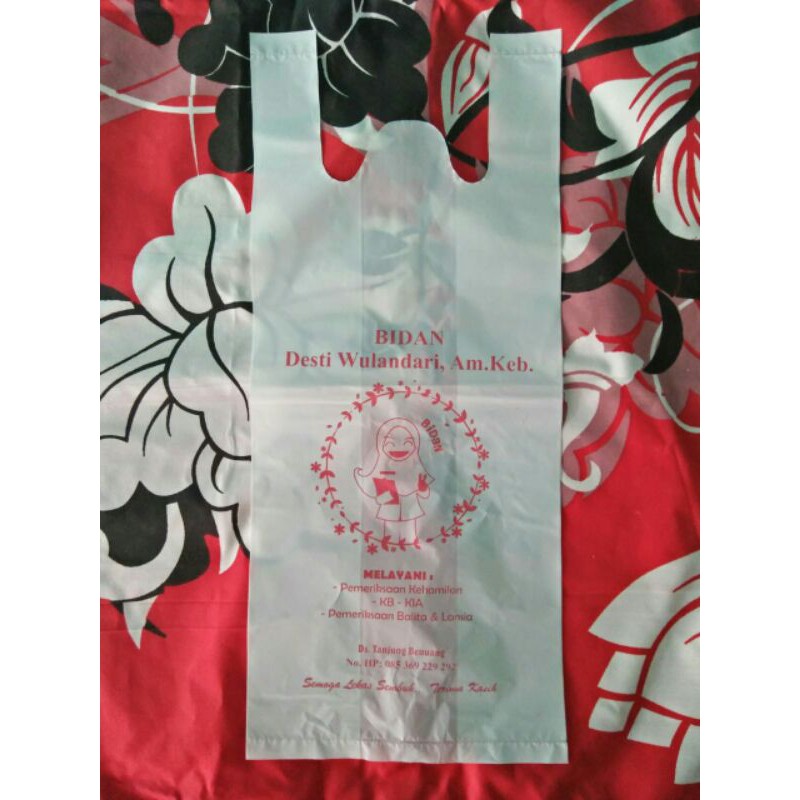 PLASTIK KRESEK SABLON - PLASTIK - PLASTIK BIDAN - PLASTIK SABLON