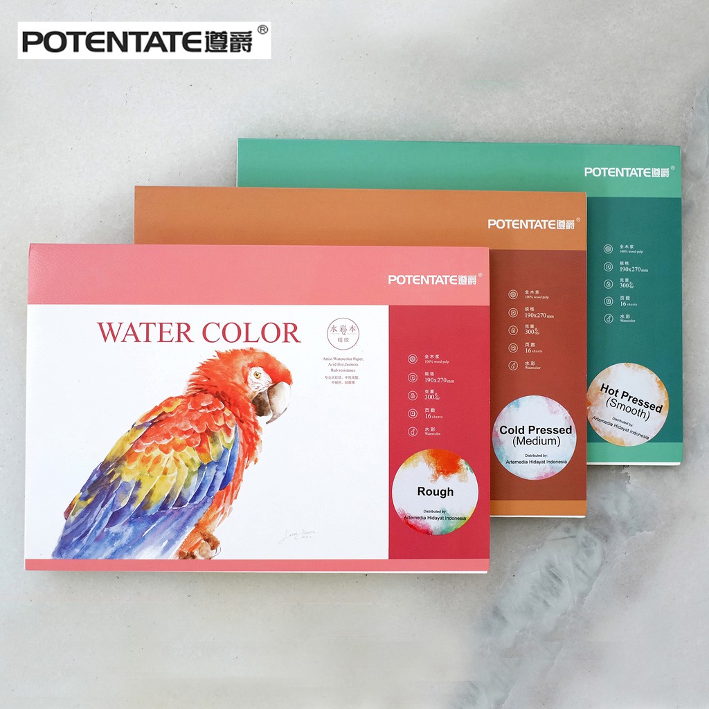 180gsm A4 Watercolour Rough Surface Pad Drawing Artist Paper on Spiral Book 