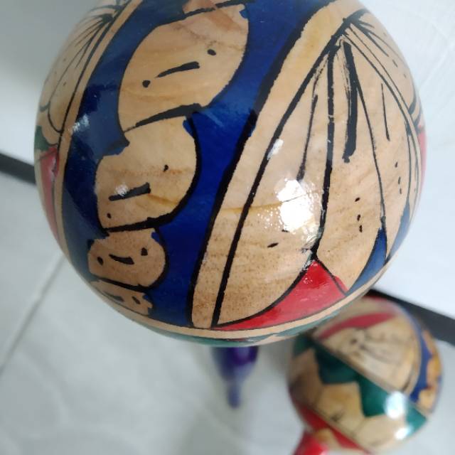 Alat Musik Marakas Pasir &quot;Lukis Bola Besar&quot; Shacker Maracas Sand